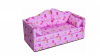 Ágyazható gyerekkanapé 1.kép rózsaszín